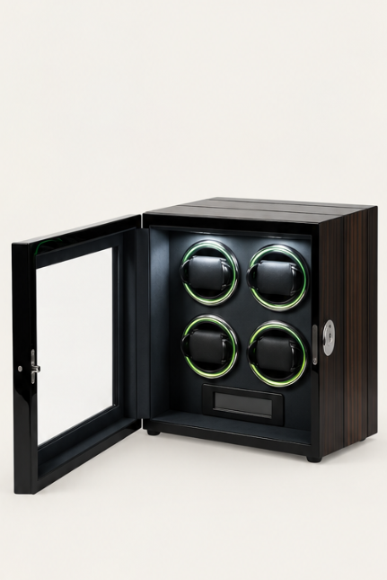 Zivanche LT-2604BMA-FP Luxury Automatic Watch Winder for 4 Watches