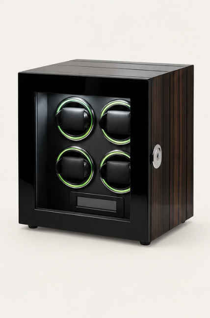 Zivanche LT-2604BMA-FP Luxury Automatic Watch Winder for 4 Watches