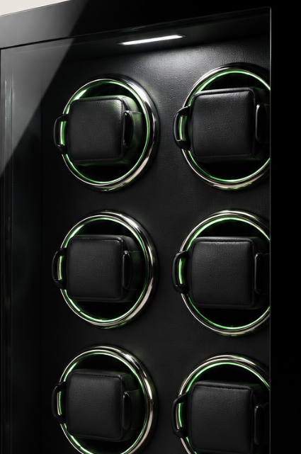 Zivanche LT-2609BHB-FP Watch Winder with Fingerprint Lock Register
