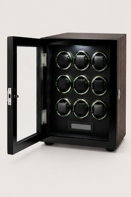 Zivanche LT-2609BHB-FP Watch Winder with Fingerprint Lock Register