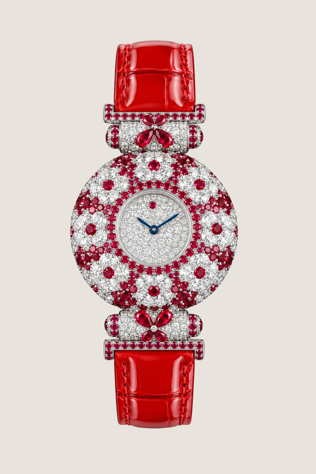 Zivanché Ruby Royale Diamond Encrusted Luxury Timepiece