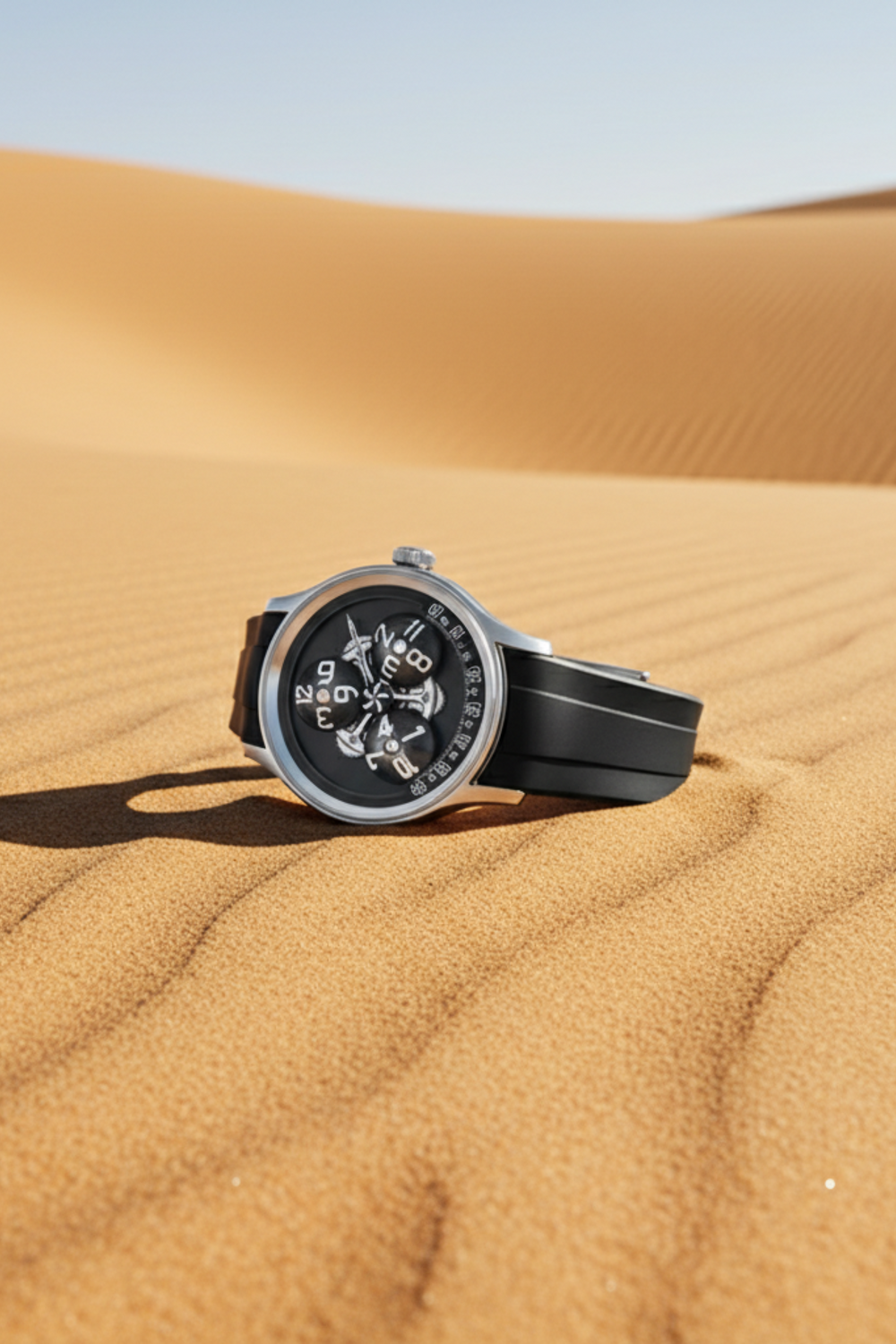 Trisphere Orbit | Black Mechanical Sculpture Edition Watch
