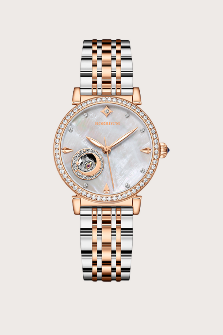 Royal Lunar Phase Rose Gold - Roerdum Edition Fully Automatic Watch - (42637482)