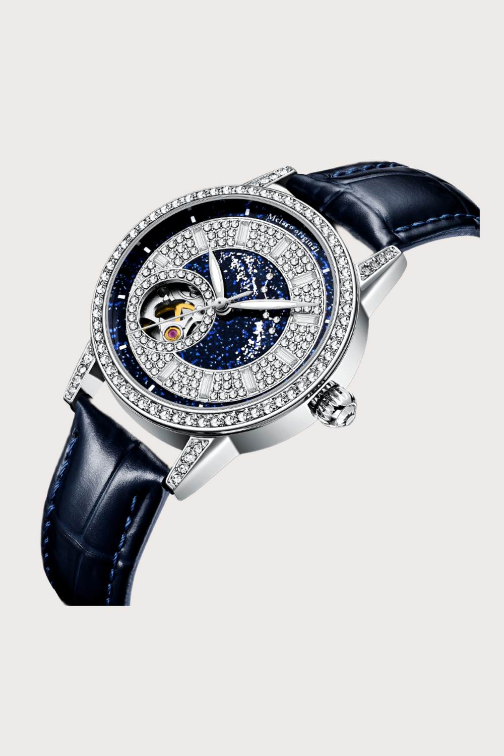 The Eye Of Power | Black Silver Automatic Watch | A Mclaro Edition Watch - (ZIVROEOPSLVBLK0016)