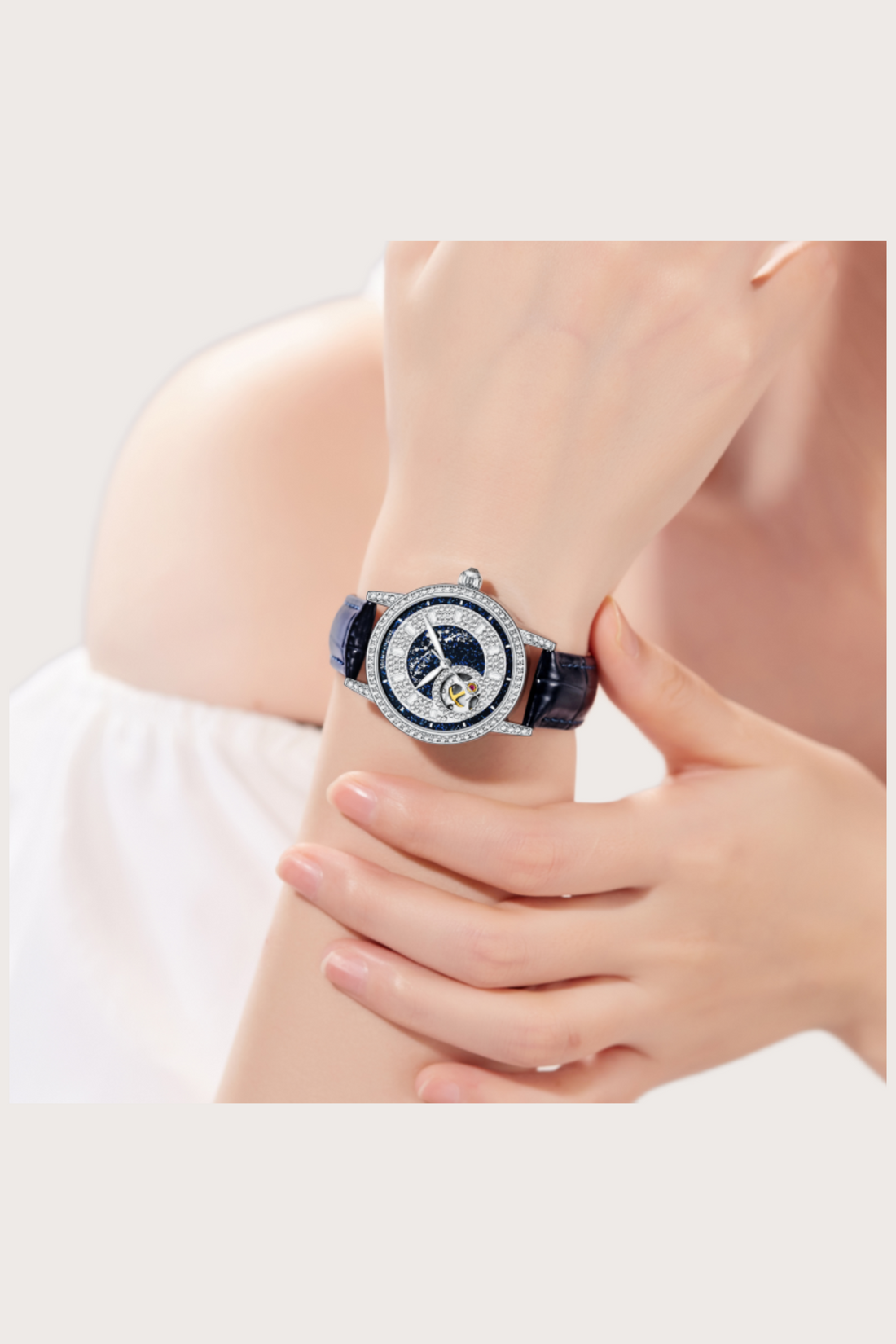 The Eye Of Power | Black Silver Automatic Watch | A Mclaro Edition Watch - (ZIVROEOPSLVBLK0016)