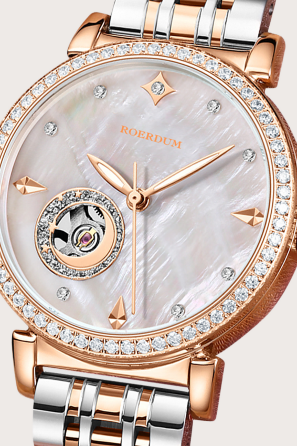 Royal Lunar Phase Rose Gold - Roerdum Edition Fully Automatic Watch - (42637482)
