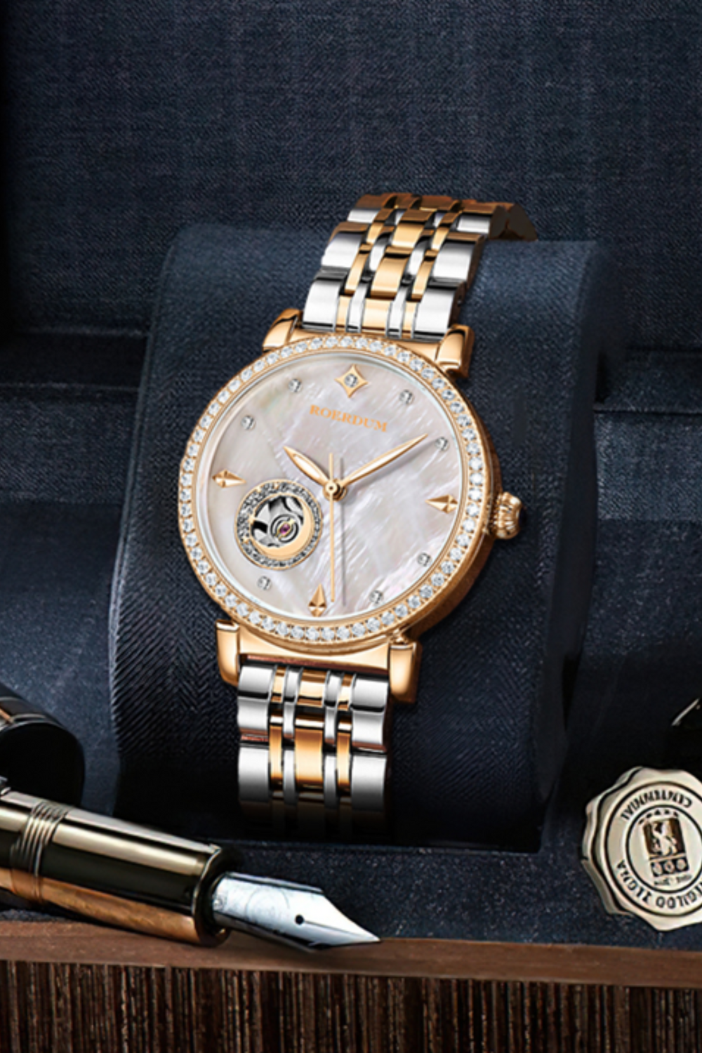 Royal Lunar Phase Rose Gold - Roerdum Edition Fully Automatic Watch - (42637482)
