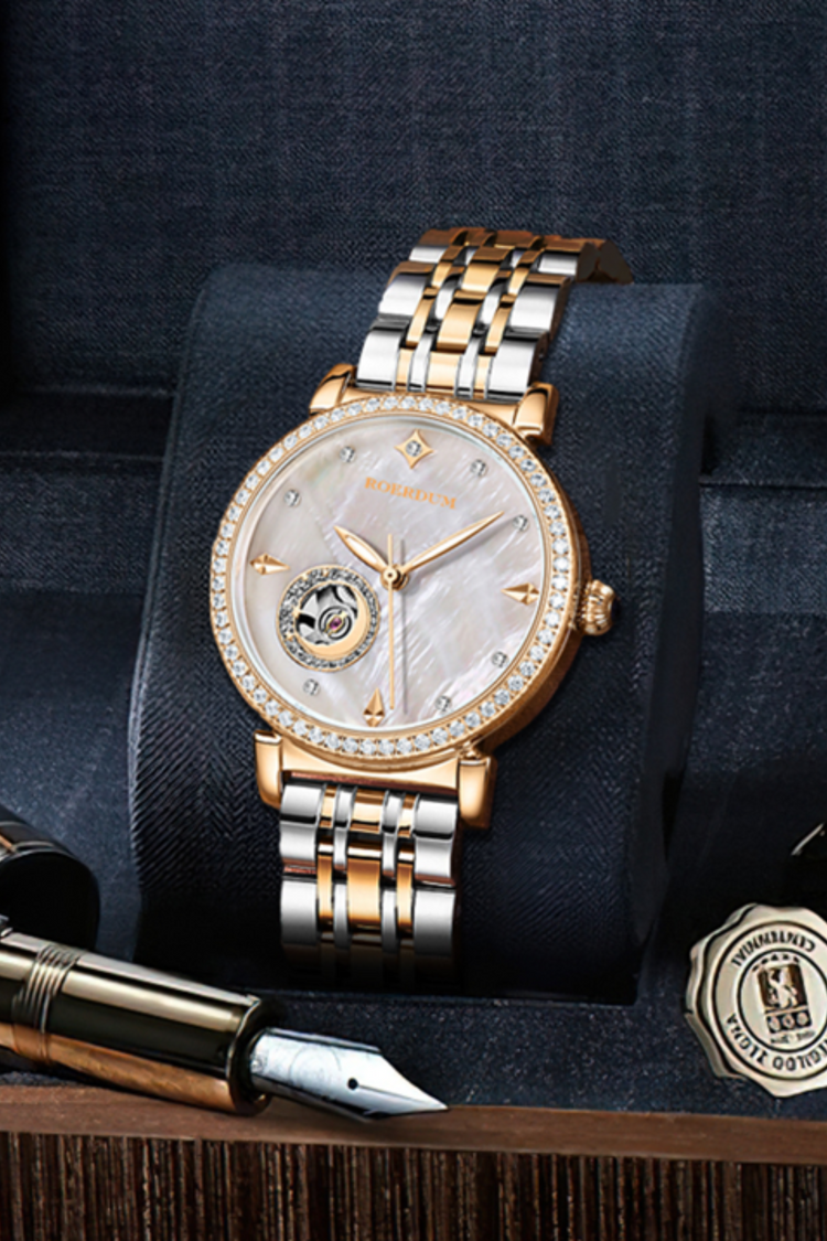 Royal Lunar Phase Rose Gold - Roerdum Edition Fully Automatic Watch - (42637482)