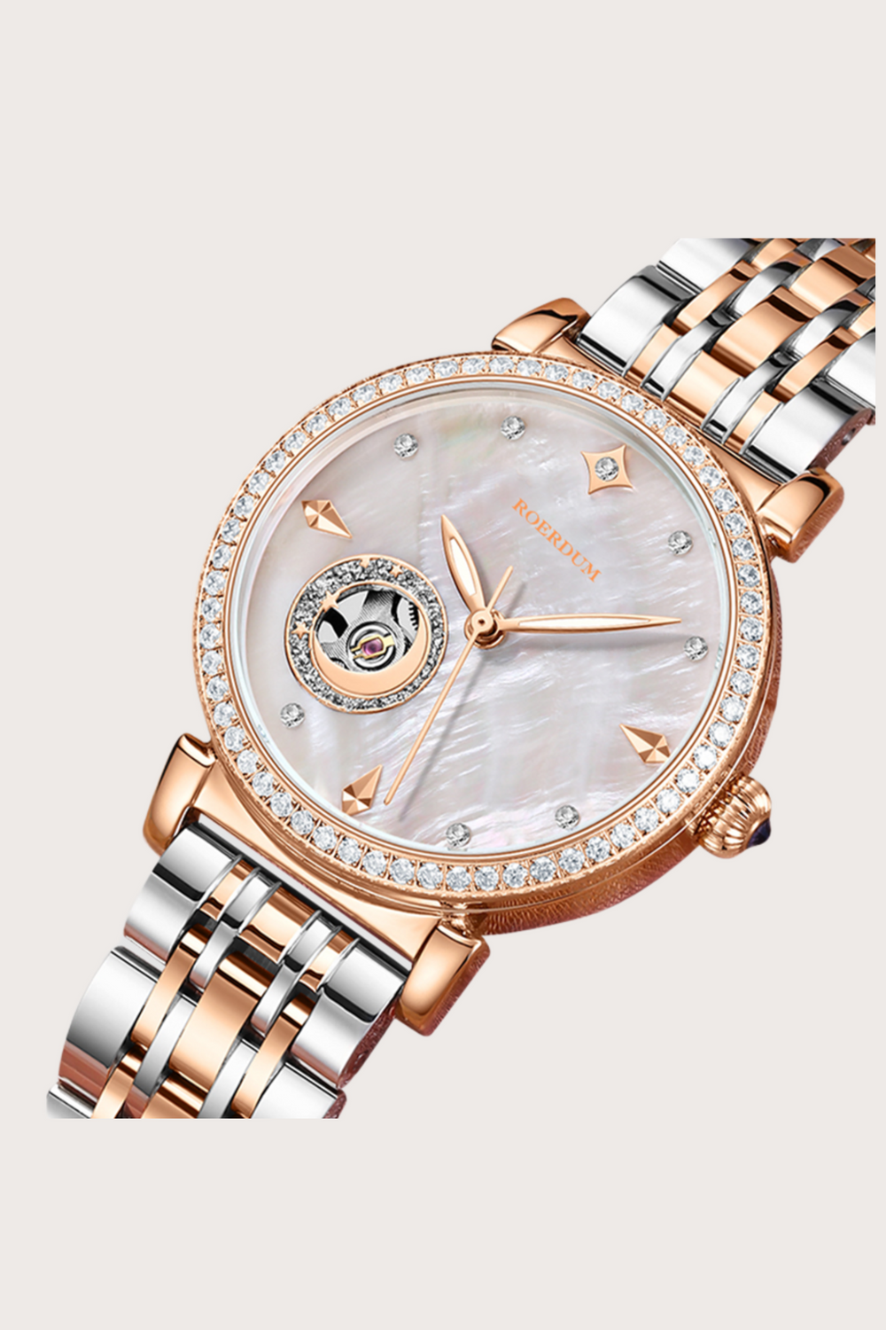 Royal Lunar Phase Rose Gold - Roerdum Edition Fully Automatic Watch - (42637482)
