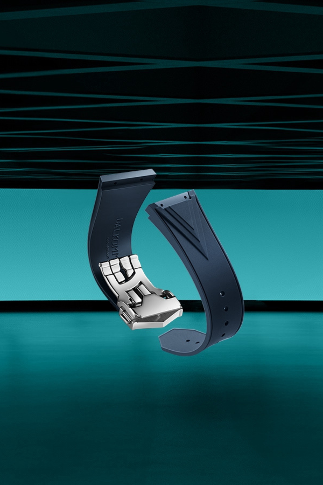 Illuminati - Eye of Demon Blue Analog Mechanical Movement Dalkommwatch Watch