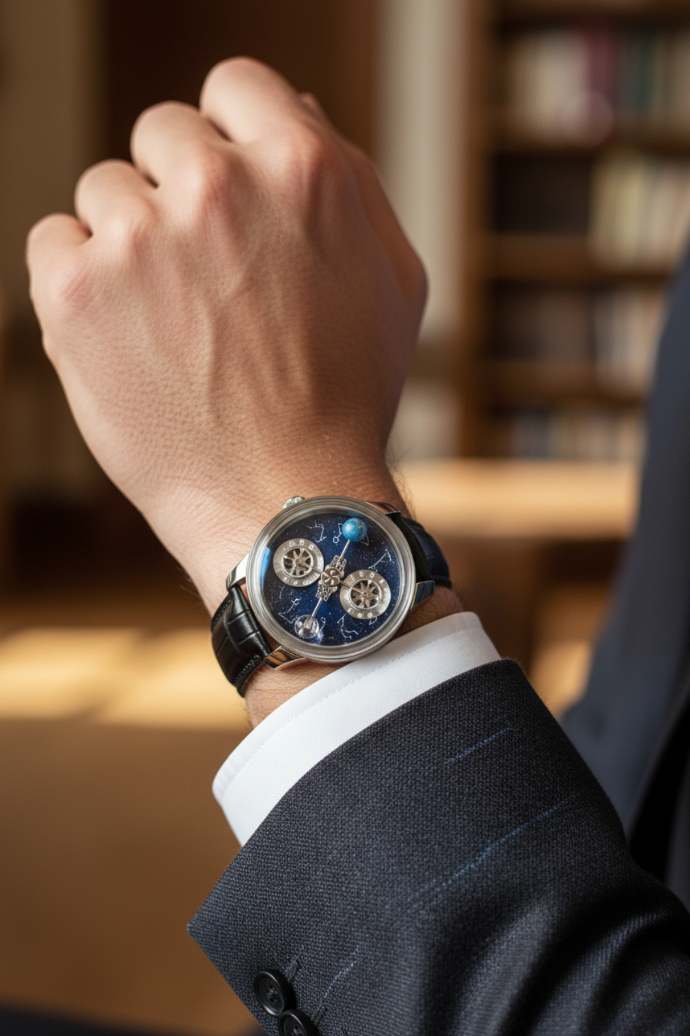 Astral Black Orbit Constellation Watch