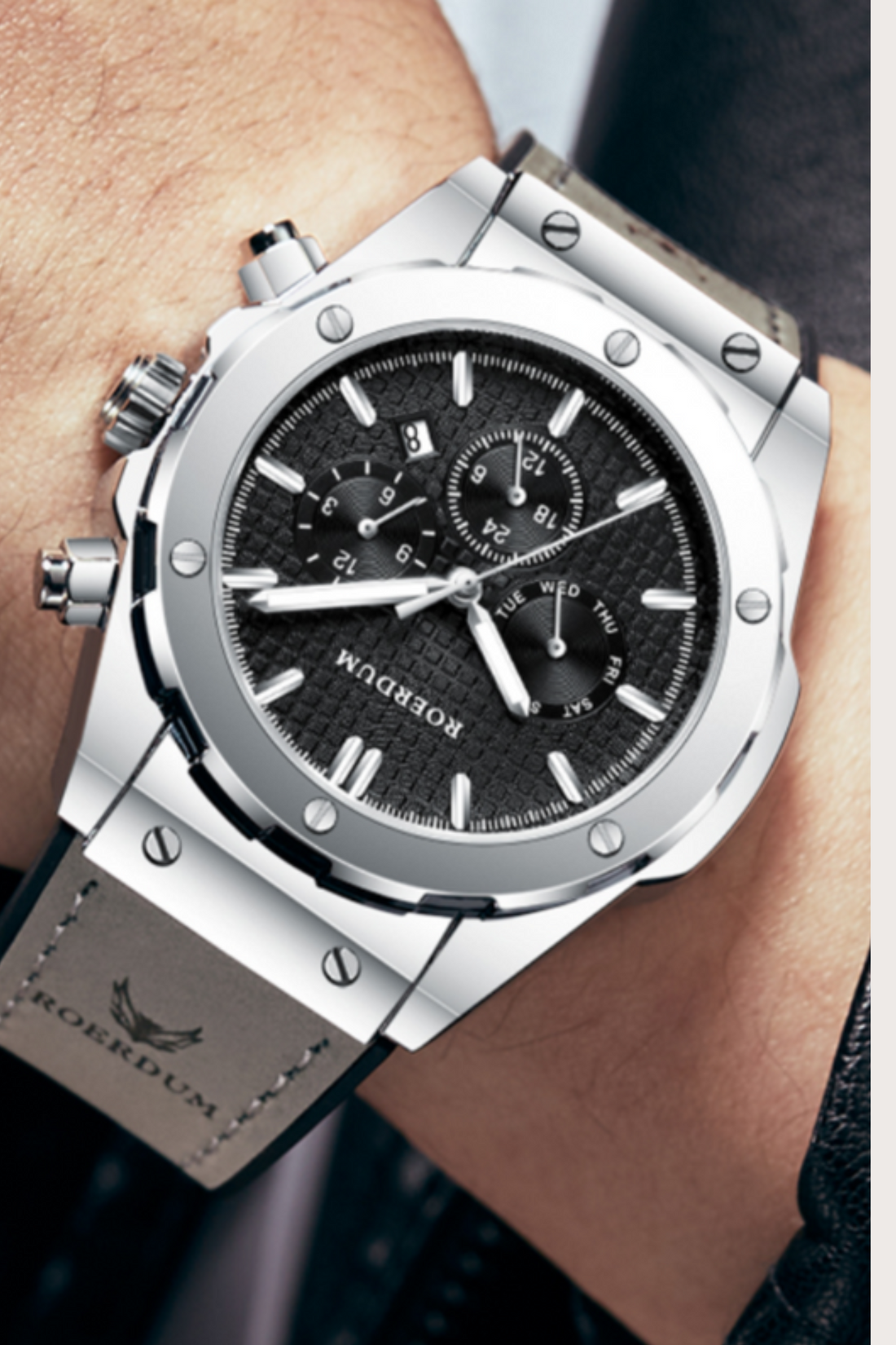 Pioneer| Silver Fully Automatic Watch| A Roerdum Edition