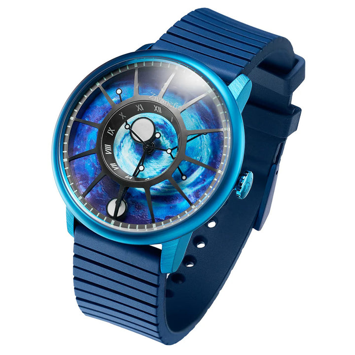 Dakomon Planet-Blue Tourbillon Manual Mechanical Movement