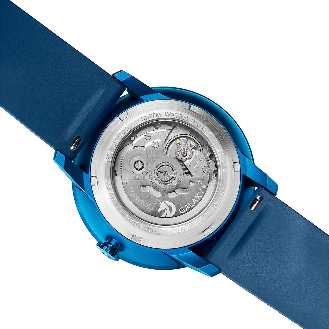 Dakomon Planet-Blue Tourbillon Manual Mechanical Movement