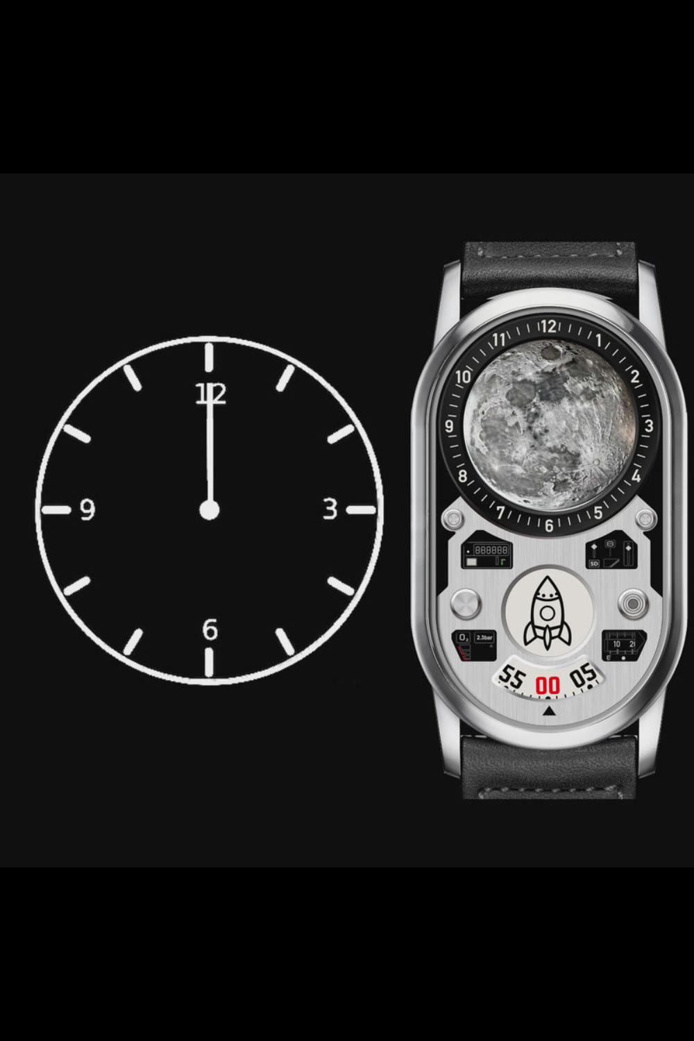Luxury Moon Orbit Astronaut Dashboard Limited Edition Watch