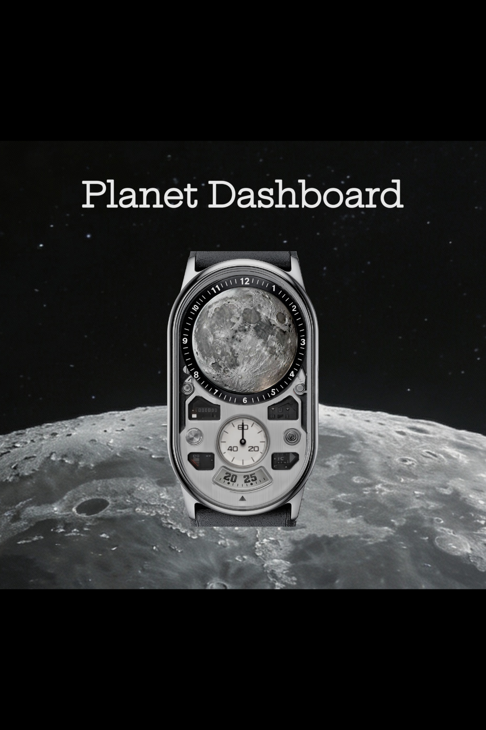 Luxury Moon Orbit Astronaut Dashboard Limited Edition Watch