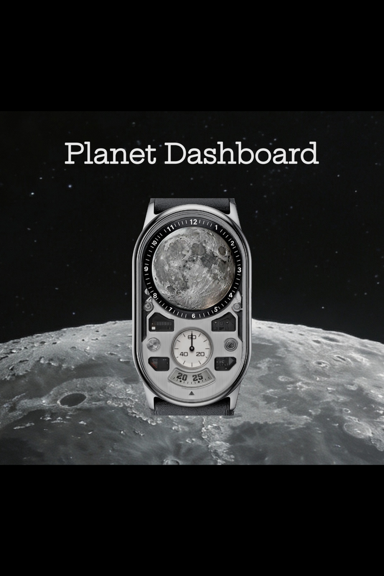 Luxury Moon Orbit Astronaut Dashboard Limited Edition Watch