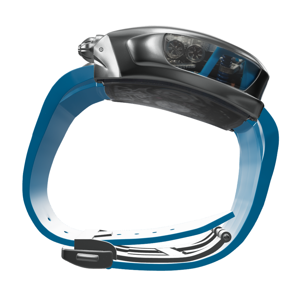 Viper Engine Aqua with Silver Dial | Tonneau Skeleton Engine Edition (41458375)