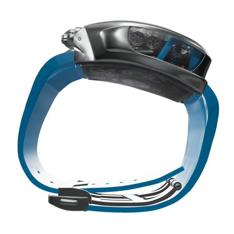 Viper Engine Aqua with Silver Dial | Tonneau Skeleton Engine Edition (41458375)