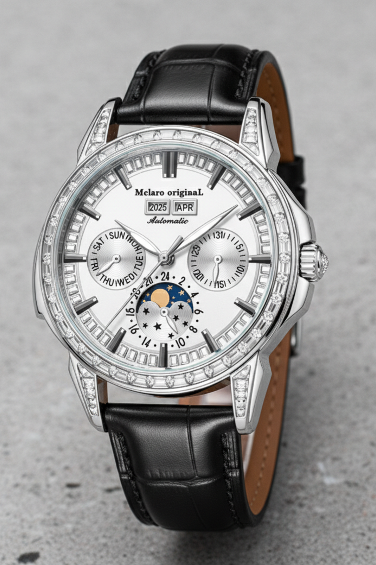 Astronaut Orbital Precision | White Dial Fully Automatic Watch Infinite Universe Series |A Mclaro Edition Watch (ZIVROAOPWHT0116)