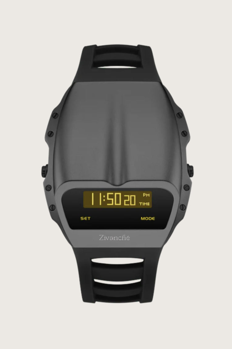 Old Retro | Dark Grey Digital Watch